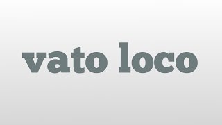 vato loco meaning and pronunciation