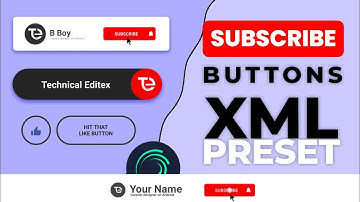 Alight Motion subscribe button preset✓How to use xml file in alight motion✓Subscribe button xml file