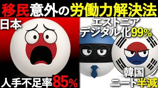 日本だけ人手不足85％！世界はなぜ解決できたのか？知らないとヤバい真実