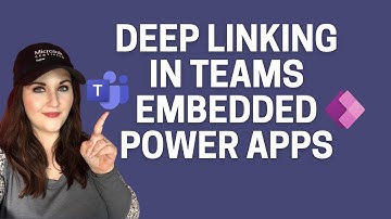 Deep Linking in Teams Embedded Power Apps