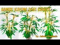 BAMBU KUNING DARI KRESEK//Tanaman Bambu Dari Kresek//How to make yellow bamboo from a plastic bag