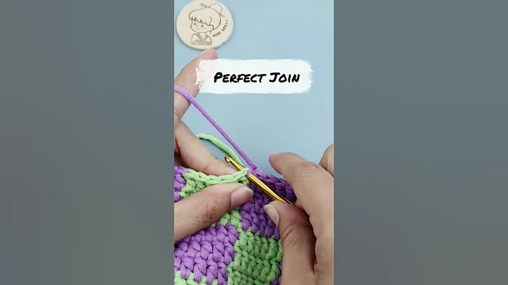 #shorts How to do Perfect Join on Double Crochet | Crochet Invisible Join | Vivi Berry Crochet