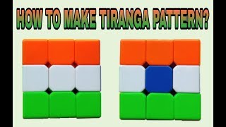 How to make TIRANGA in RUBIK'S CUBE.