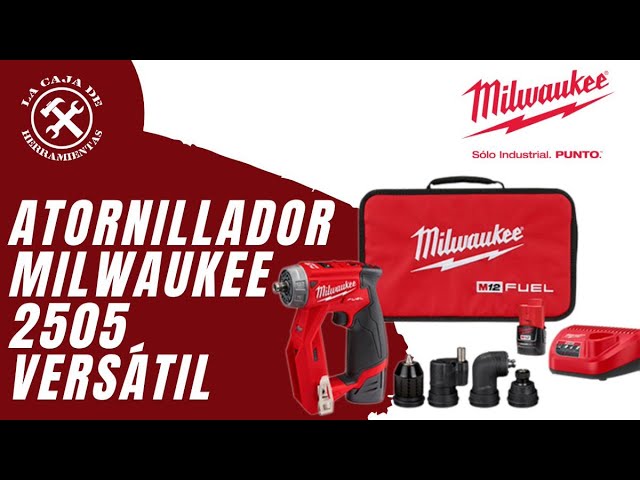 Atornillador MILWAUKEE Mod 2505 Multi Cabezal ¡Verssátil! 