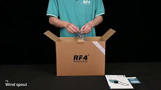 RF4 RF-H5 800W Fast Desoldering Hot Air Gun Soldering Station Digital