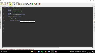 ALGORITMO PARA SUMAR NUMEROS PRIMOS EN UN LIMITE "A" Y "B"