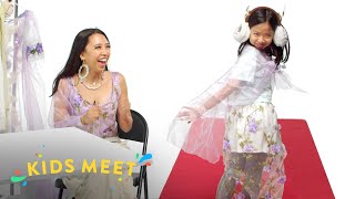 Kids Meet Sustainable Fashion Designer | Kids Meet | HiHo Kids by HiHo Kids 440,056 views 1 year ago 6 minutes, 7 seconds