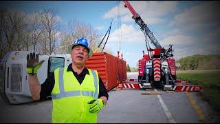 Container Handling - Reverse Roll by Miller Industries 9,407 views 11 months ago 7 minutes, 26 seconds