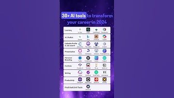 30 AI Tools to transform your career in 2025 #aitool #aitools #ai #productivityhacks #diy #aitools