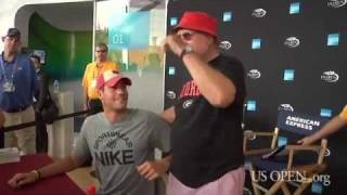 2011 Us Open Fans Meet John Isner