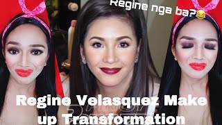 REGINE VELASQUEZ MAKE UP TRANSFORMATION TUTORIAL BY REGINE BERNARDO (REGINE NGA BA?) 3rd Vlog