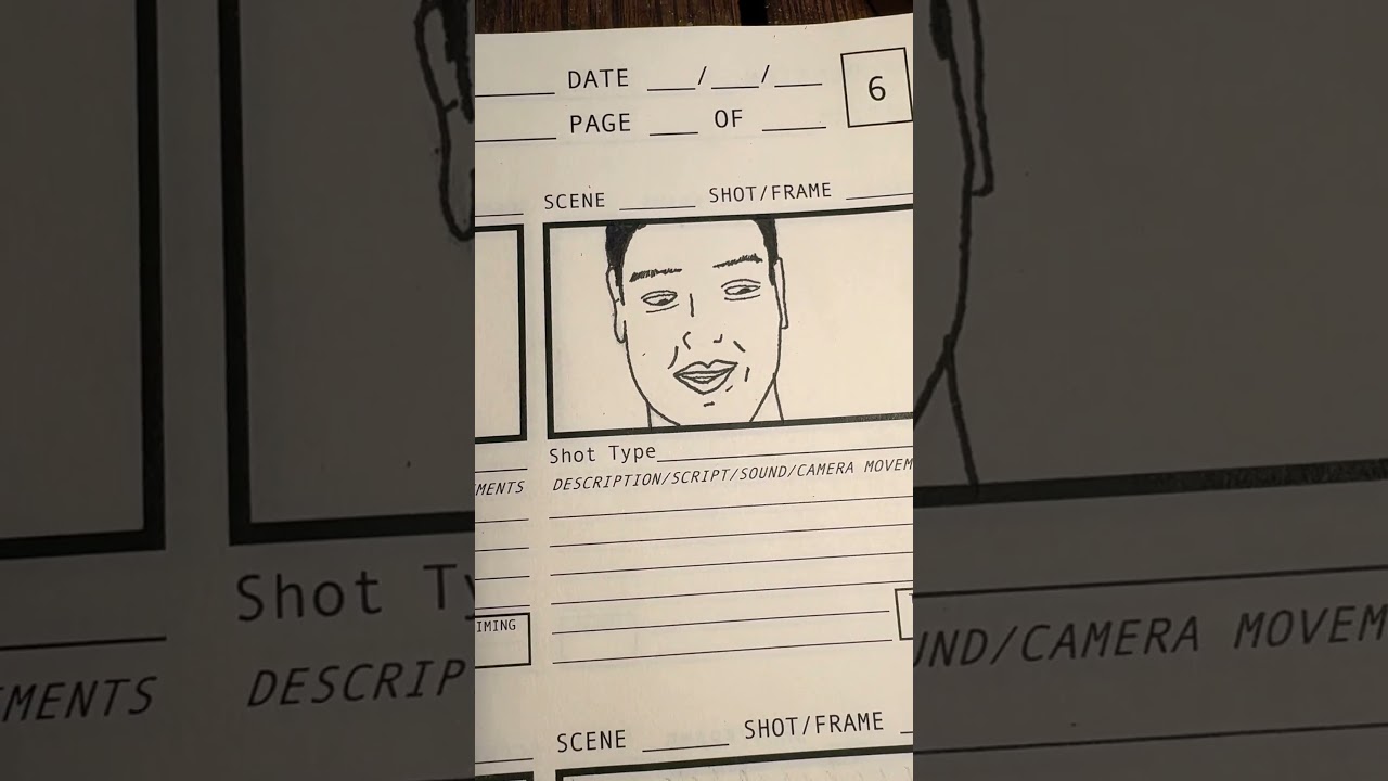 Drawing storyboards for an upcoming movie! 🤔💭🎥 