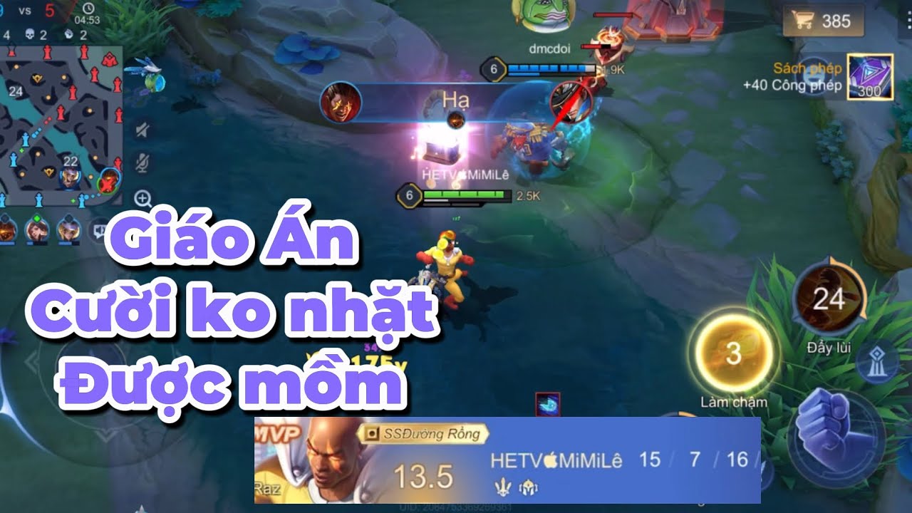 Hài VL Giáo Án Mới Cười ko nhặt được mồm Húp 2 sao quá dễ dàng hãy vào game và thử đi | Liên Quân |