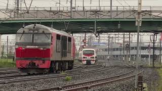 ＪＲ北海道　五稜郭駅　電気検測車　キヤ１９３系