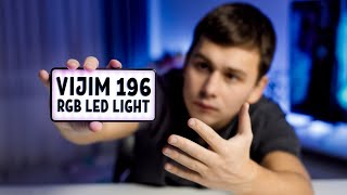 Обзор Vijim 196. Хороший RGB свет c AliExpress для YouTube.