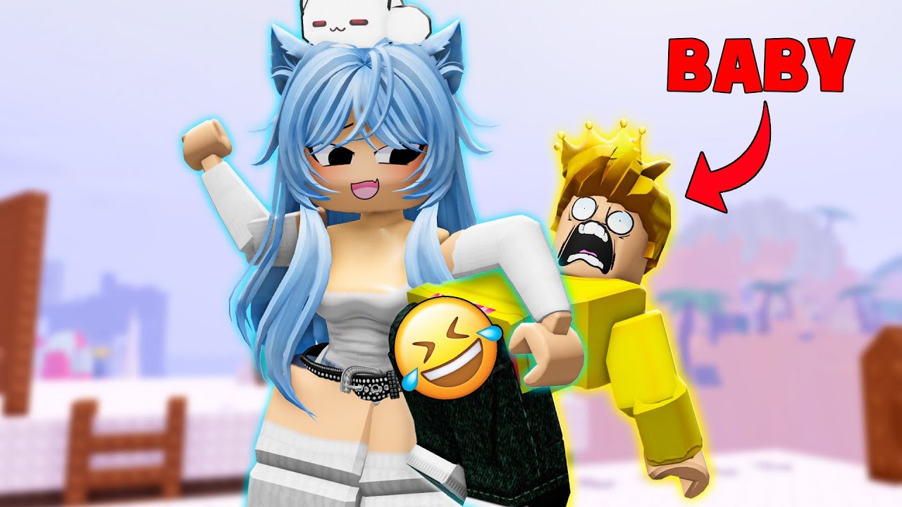 ROBLOX Kick The Baby FUNNY MOMENTS (2 PLAYER OBBY)