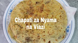 Chapati za Viazi na Nyama Ndani Tamu Sana
