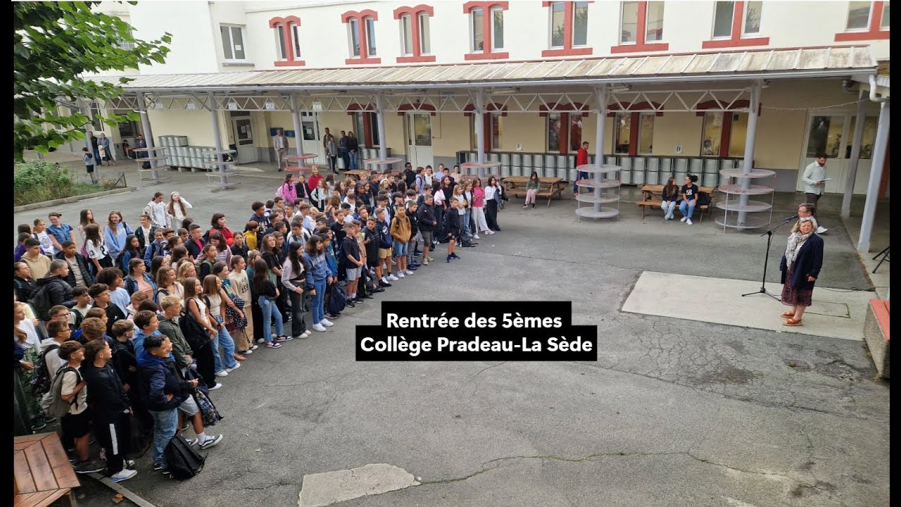 Rentrée des 5èmes ‐ Collège Pradeau-La Sède