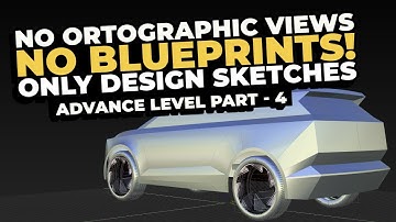 Alias 3D Modeling Advance Level Part 4: Rear overhang and rear wheelarch connection