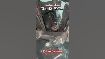 Coolant drain and change in Yamaha XMAX #automobile #yamaha #australia #smartphone #australia ☺️☺️