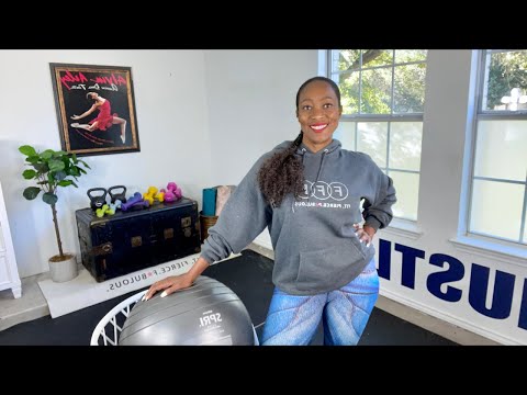 The Chair and Ball  Workout for The Butt and Abs with Tiffany Rothe
