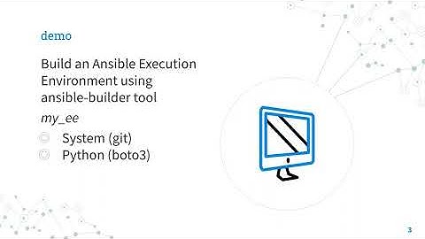 Build and Run an Ansible Execution Environment - ansible-builder and ansible-runner tools