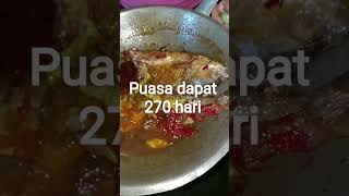 Sabtu 19 juli 2025 puasa dapat 270 hari
