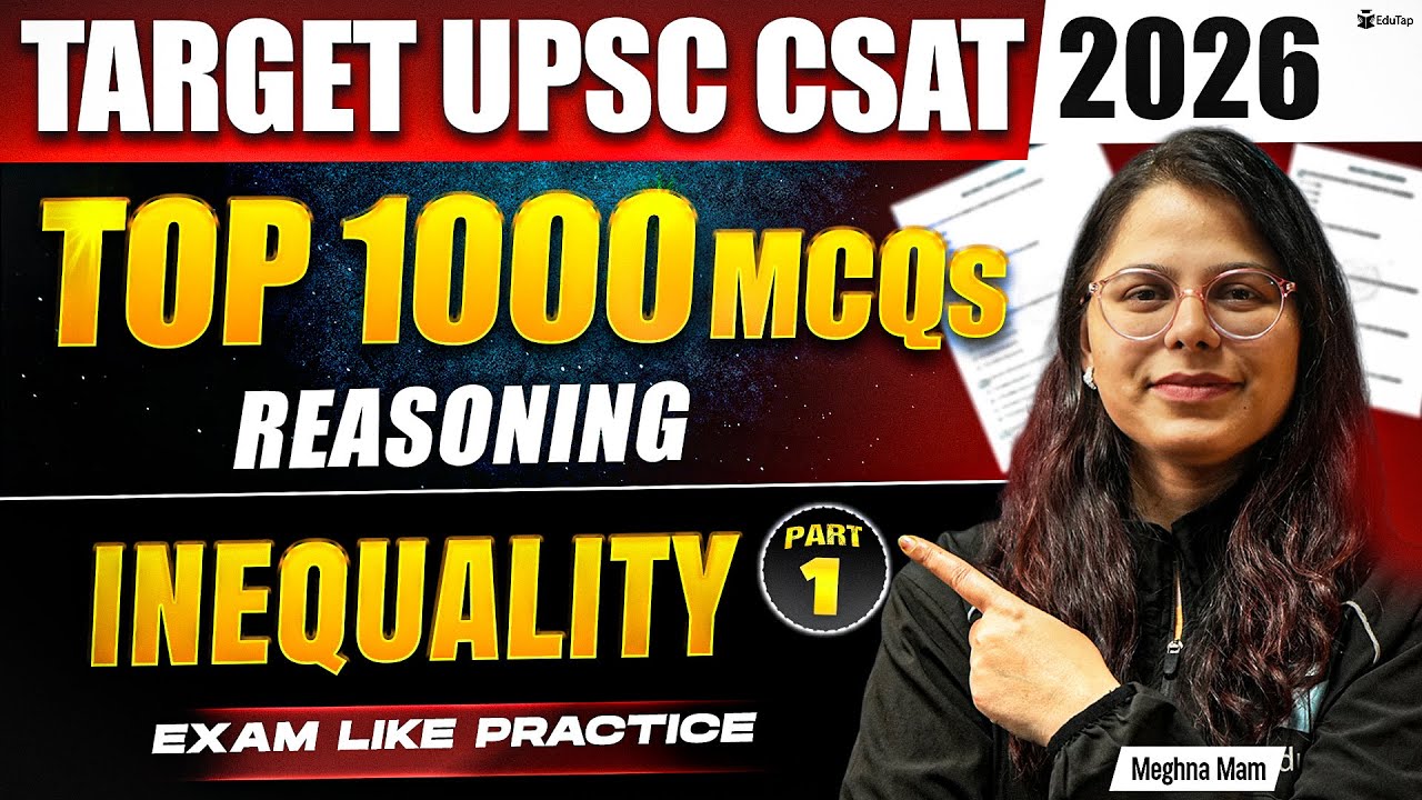 UPSC CSAT Free Classes 2026 | CSAT Reasoning Prelims Paper 2 Online ...