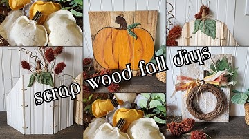 *NEW* Fall DIYs Using Scrap Wood! | Fall DIY Projects | Scrap Wood DIYs