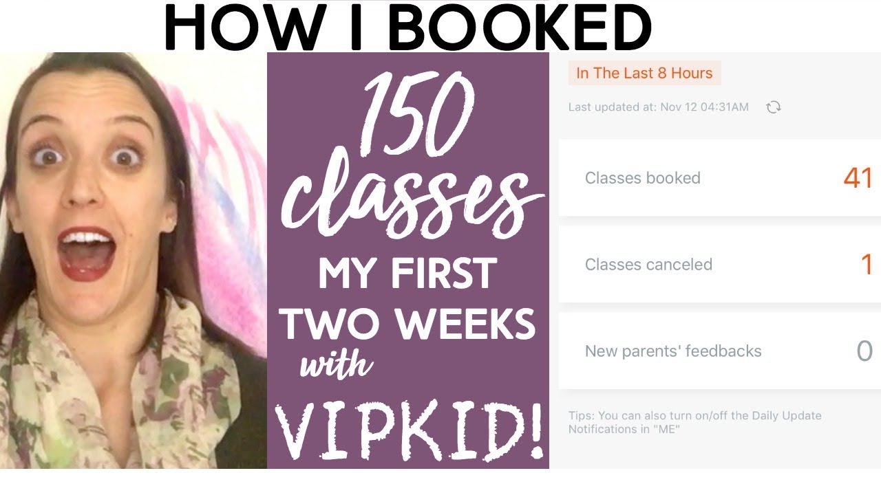 150 CLASSES BOOKED ⎮First Two Weeks With VIPKID - YouTube