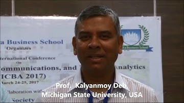 Dr. Kalyanmoy Deb inaugurated CICBA-2017