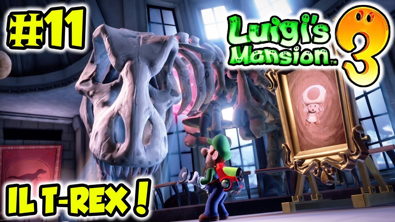 LUIGI'S MANSION 3 - IL T-REX! - Switch - (Salvo Pimpo's) - YouTube