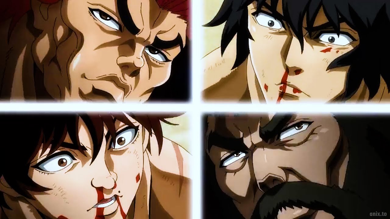 範馬刃牙VSケンガンアシュラ Yujiro Hanma VS Kuroki Baki Hanma VS Kengan Ashura Ending Scene YouTube