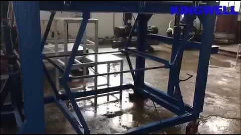 Transparent ice block machine for human consumption