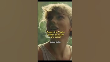 Guess the Taylor Swift’s song by one word part 1!!! #swifties #taylorswift