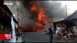 Puluhan Bangunan di Pasar Rawajaja, Halmahera Utara, Terbakar #iNewsPagi 04/06