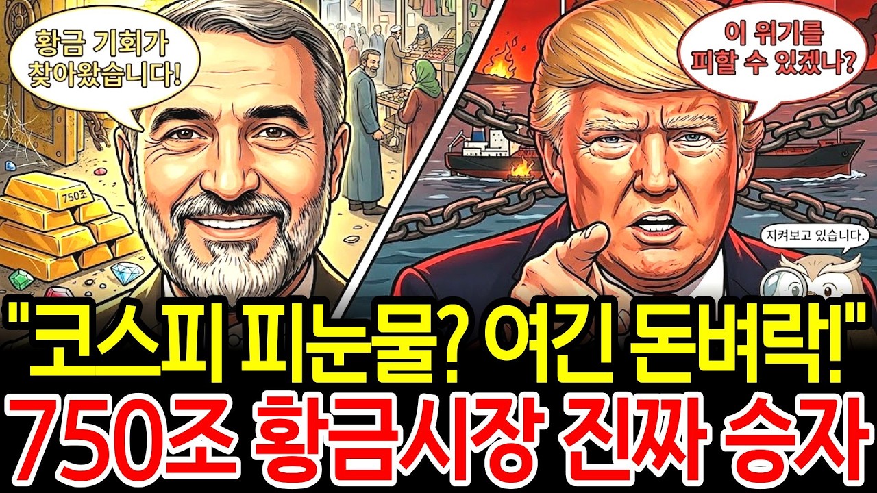 이란 750조 황금시장 민주화 변수! 호르무즈 봉쇄 현재 상황 속 유가 환율 폭등과 화요일 아침 코스피 영향, 삼성전자 3가지 시나리오와 한국 경제 기회와 위험 3가지