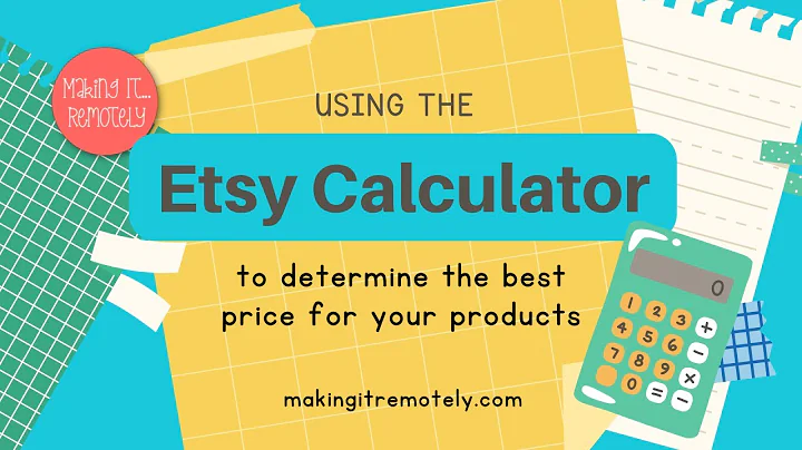 Maximize Your Etsy Profits with this Calculator