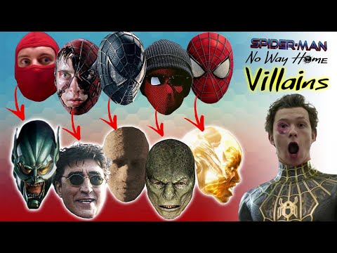 Spider-Man No Way Home VILLAINS: Explained in 4 minutes!!