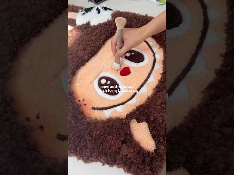 It Was A Risk To Add Actual Real Blush To The Labubu Rug But I Think It Was Worth It
