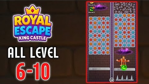 Royal Escape King Castle Levels 6 7 8 9 10 Gameplay Walkthrough