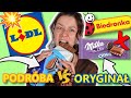 PODRÓBY znanych słodyczy vs ORYGINAŁY | MILKA, KINDER... 🍫🍭