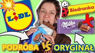 PODRÓBY znanych słodyczy vs ORYGINAŁY | MILKA, KINDER... 🍫🍭