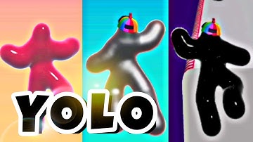 BloB Runner Color of Red, Silver, & Black | Relaxing Music