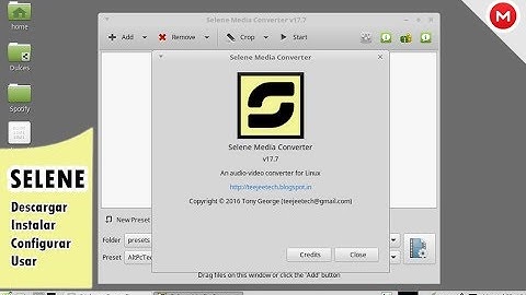Descargar Y Usar SELENE Convertidor De Audio Y Video Full + Linux Mint o Ubuntu