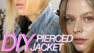 12 DAYS OF DIY | Pierced Jacket inspired by Rodarte