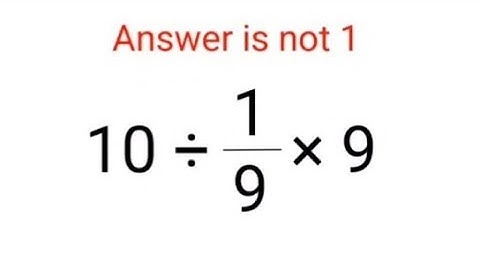 10÷1/9×9 The answer is not 1. Many got it wrong!  Ukraine Math Test #math #percentages #ukraine