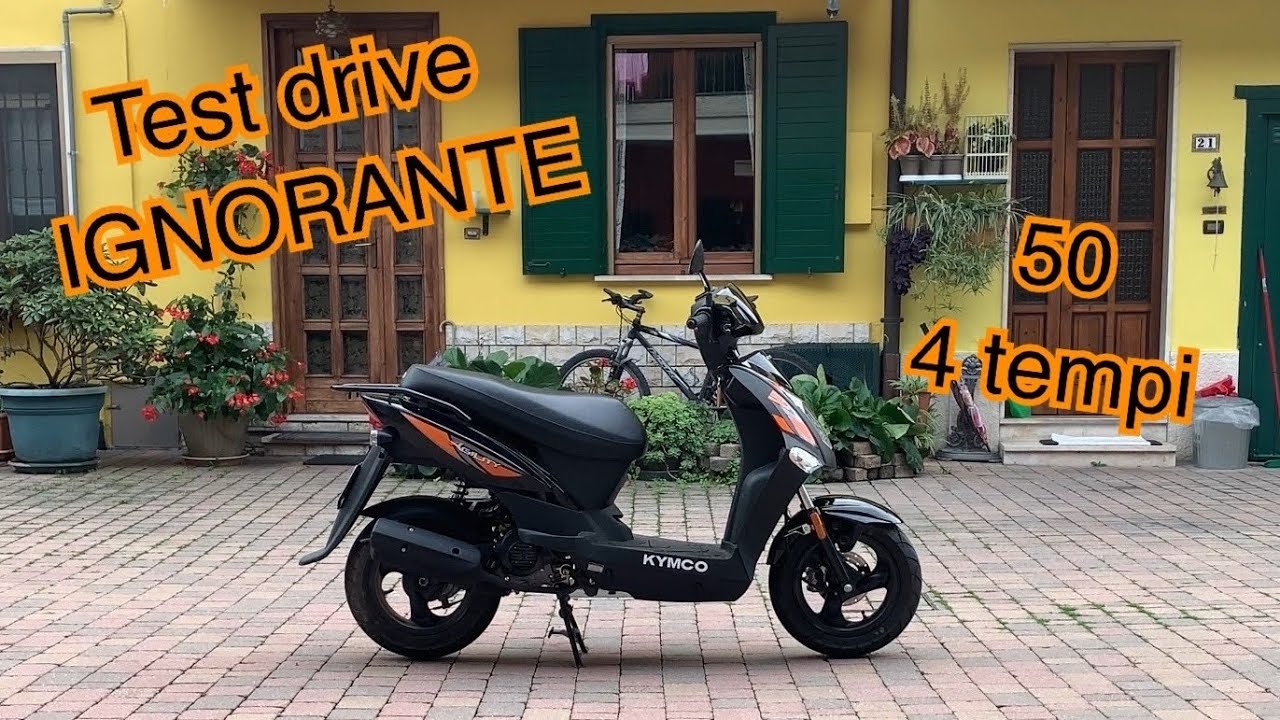 Scooter 50 4 tempi - TEST DRIVE IGNORANTE! | Kimco Agility 50 s
