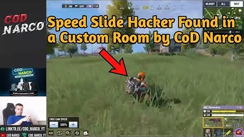 Speed Slide hacker found in a custom room by CoD Narco | CoD Narco Found a Hacker in a Custum Room