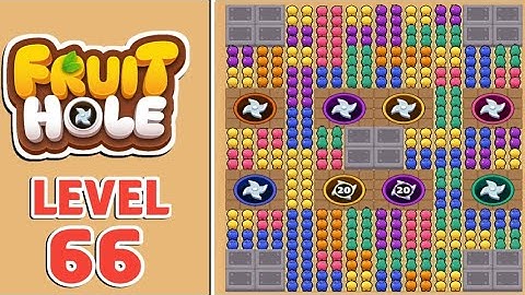 Fruit Hole Juice Jam Level 66 Walkthrough Solutions